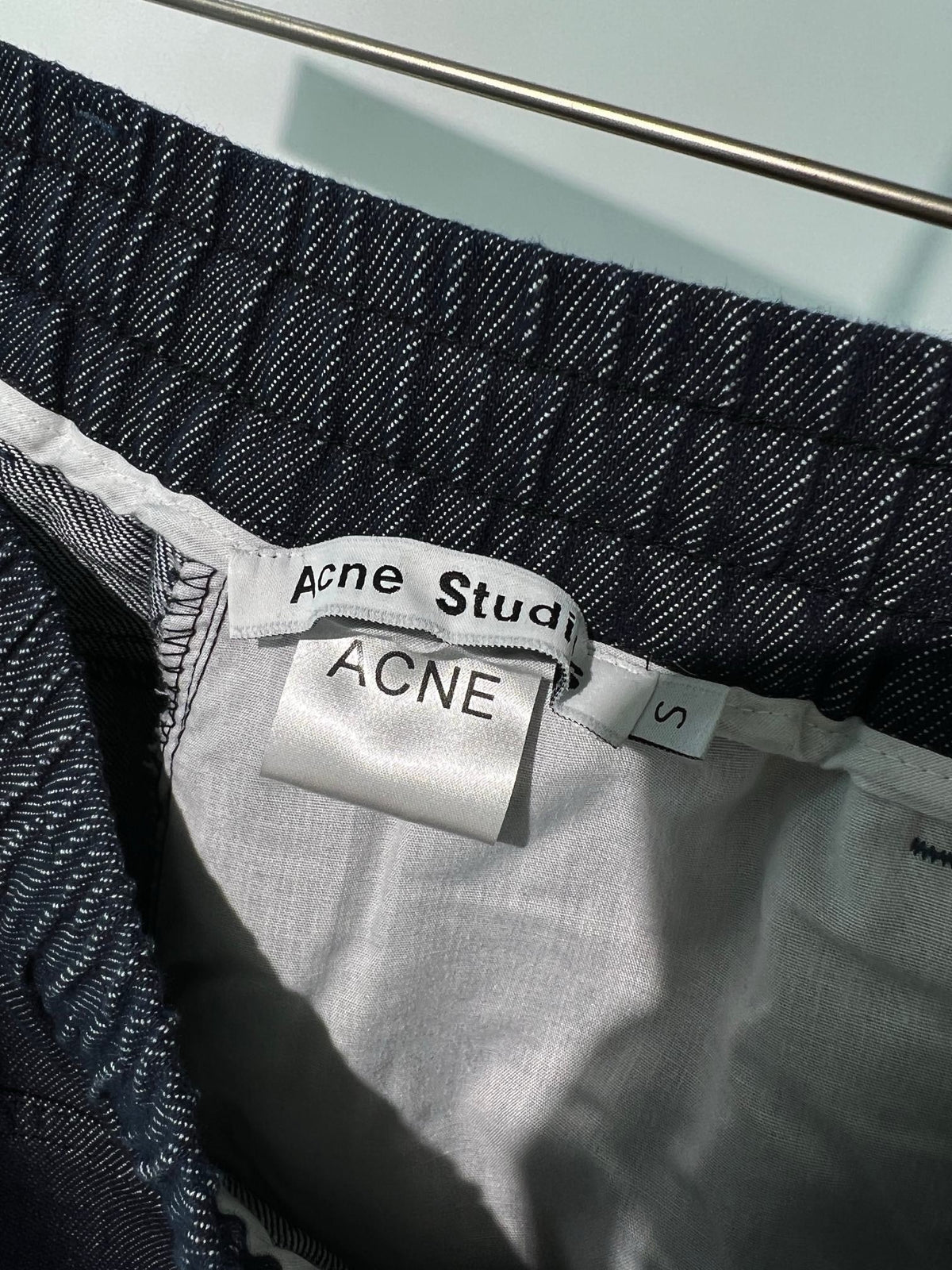 Blue Denim Plain Wide-Leg - Men's