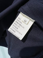 Black Cotton Small Logo Crewneck - Men's
