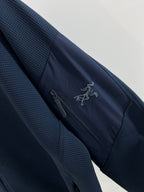 Navy Cotton Plain Hooded - Men's