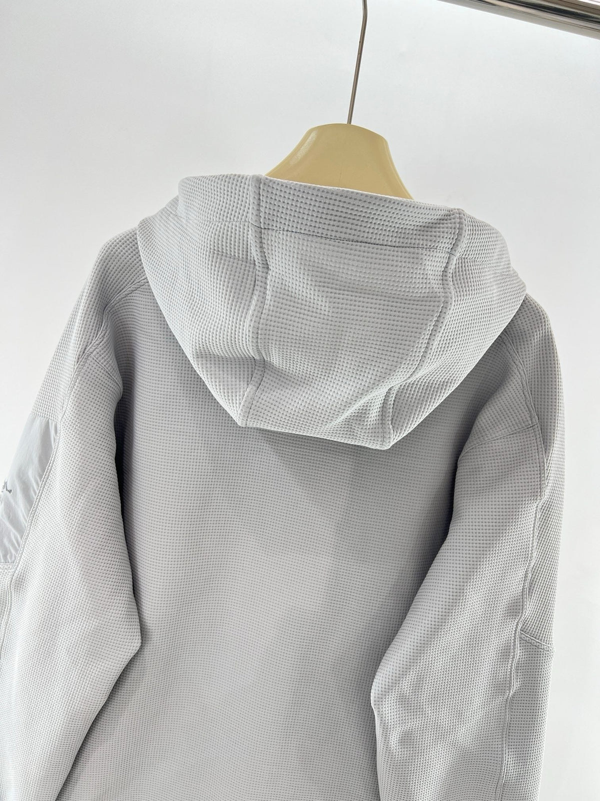 Navy Cotton Plain Hooded - Men's
