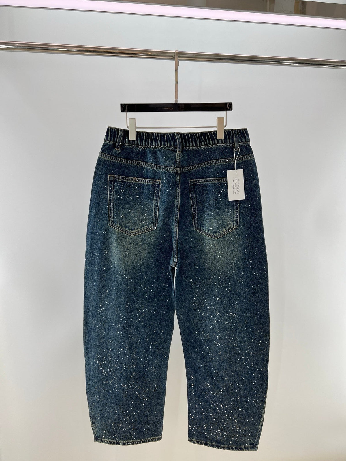 Blue Denim Faded Straight - Men's