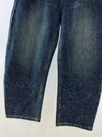 Blue Denim Faded Straight - Men's