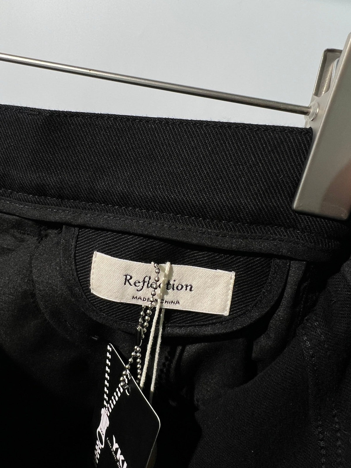 Black Wool Plain Straight - Women's