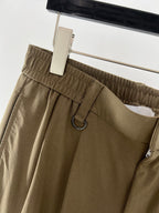 Olive Cotton Plain Straight - Men's