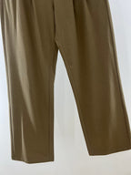 Olive Cotton Plain Straight - Men's