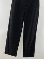 Black Wool Tailored Straight - Men's