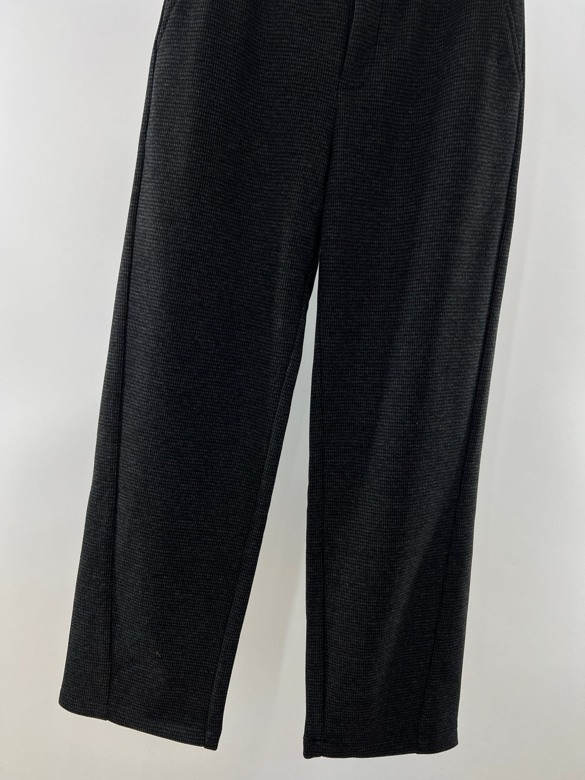 Black Wool Tailored Straight - Men's