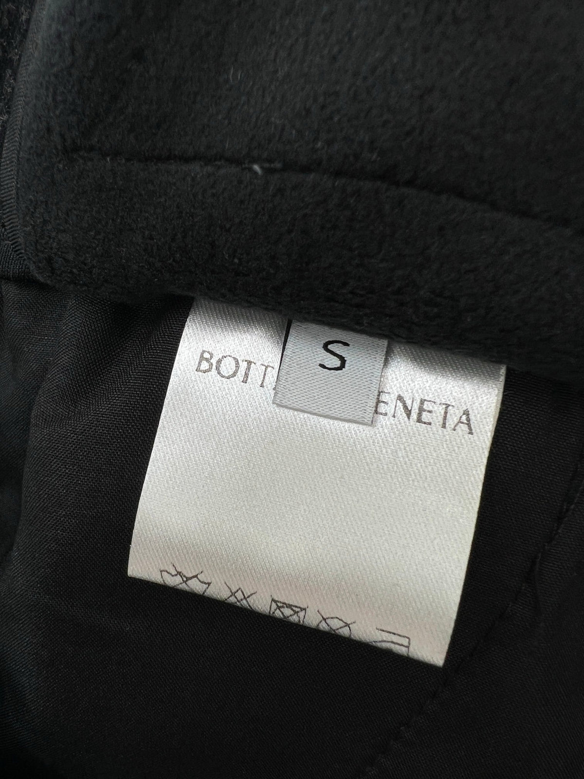 Black Wool Tailored Straight - Men's