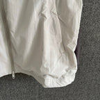 Cream Nylon Colourblock Blouson - Men's