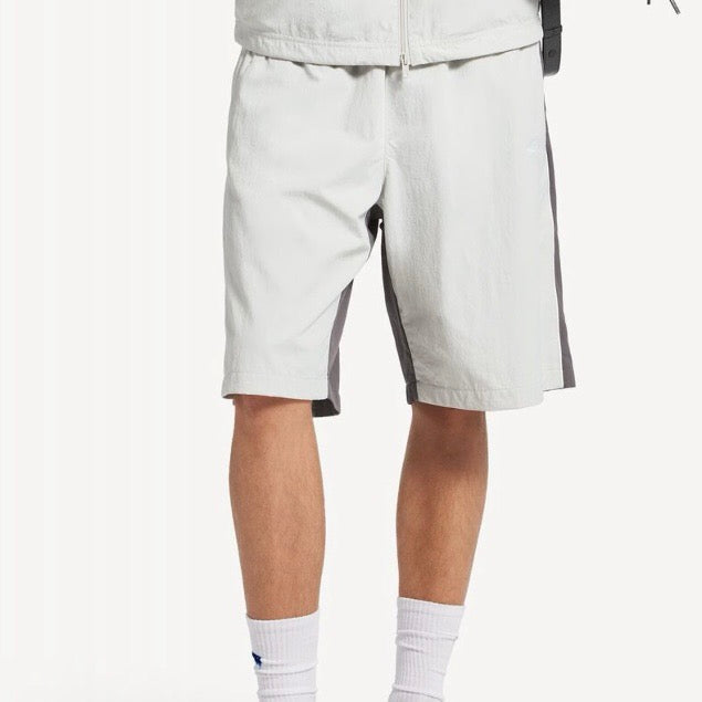 Cream Nylon Plain Drawstring - Men's