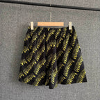 Black Nylon Monogram Print Swim - Men's