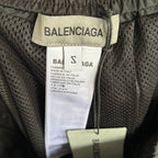 Grey Nylon Logo Drawstring - Men's