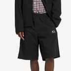 Grey Nylon Logo Drawstring - Men's