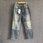 Blue Denim Panelled Straight - Men's