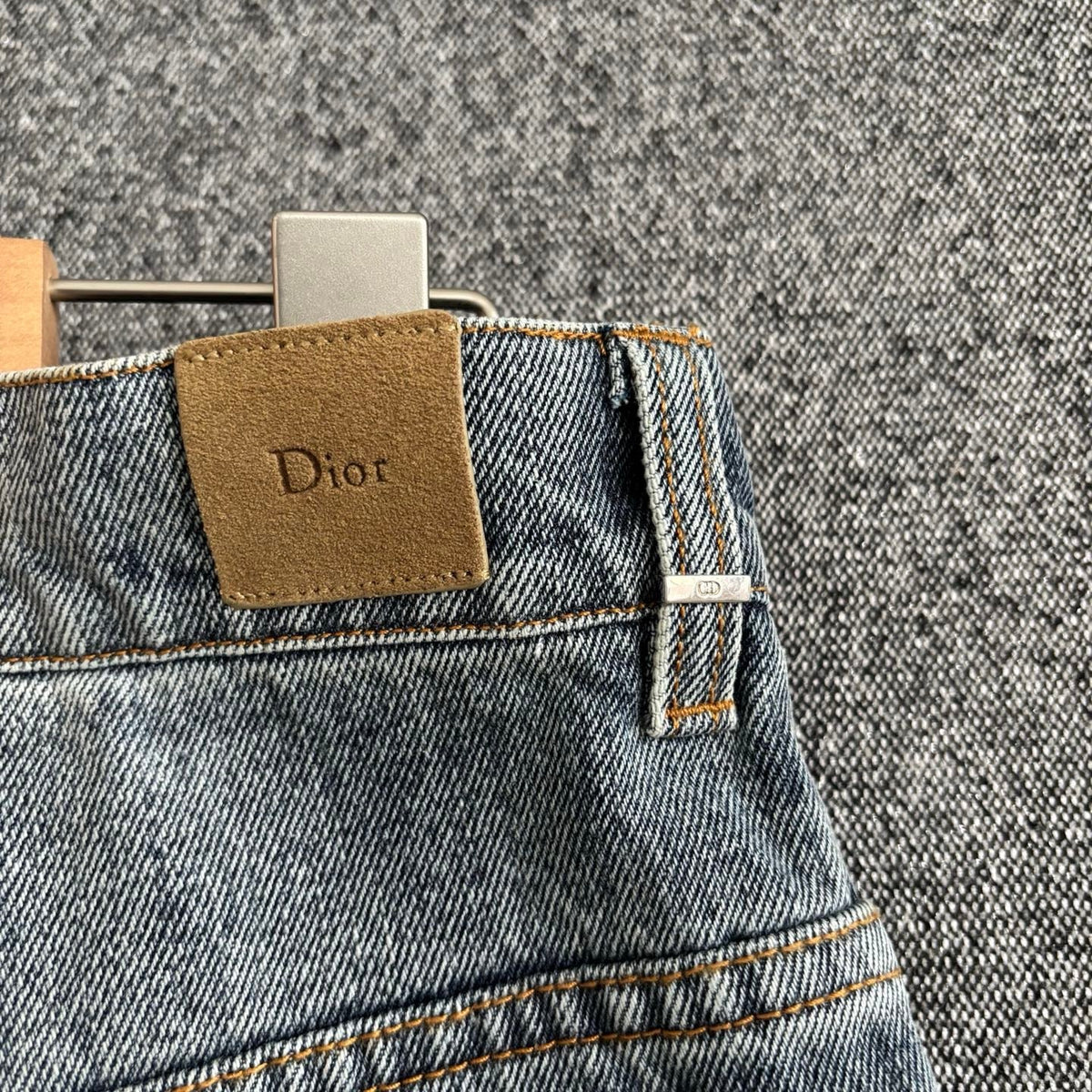 Blue Denim Panelled Straight - Men's