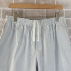 Blue Cotton Plain Drawstring - Men's