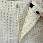 Cream Tweed Textured Tailored - Men's