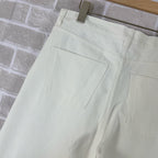 Cream Denim Plain Wide-Leg - Men's