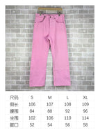 Pink Denim Monogram Straight - Men's