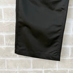 Black Cotton Embroidered Straight - Men's