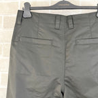 Black Cotton Embroidered Straight - Men's