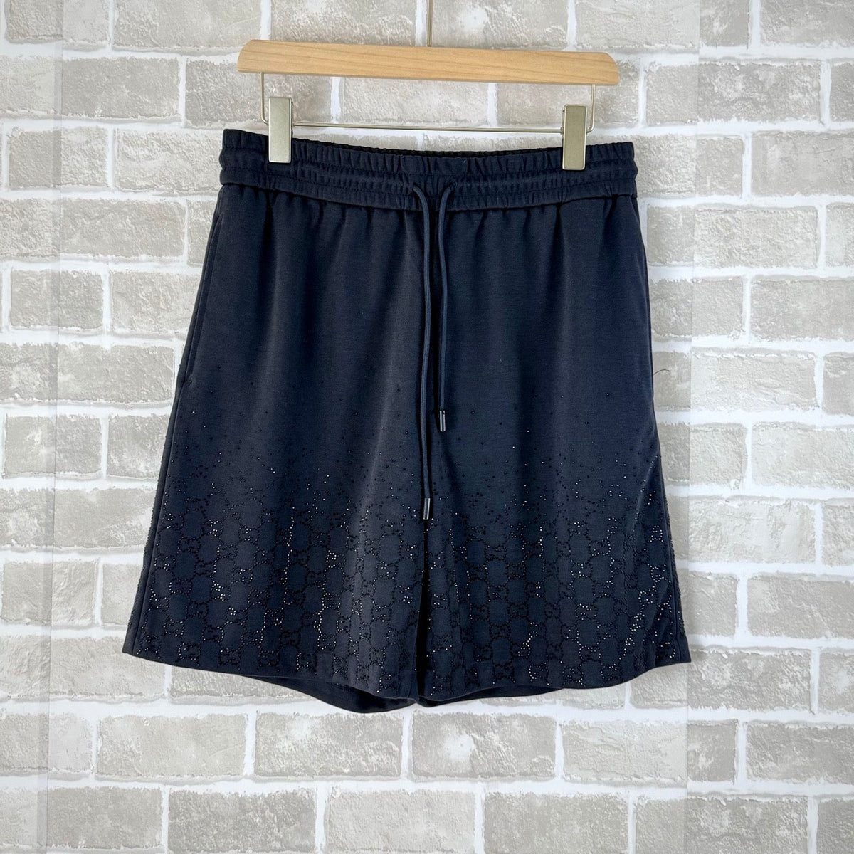 Navy Jacquard Tonal Drawstring - Men's