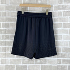 Navy Jacquard Tonal Drawstring - Men's