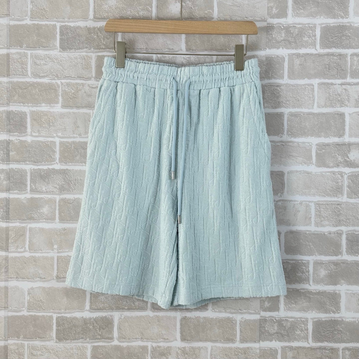 Blue Terry Textured Drawstring - Men's