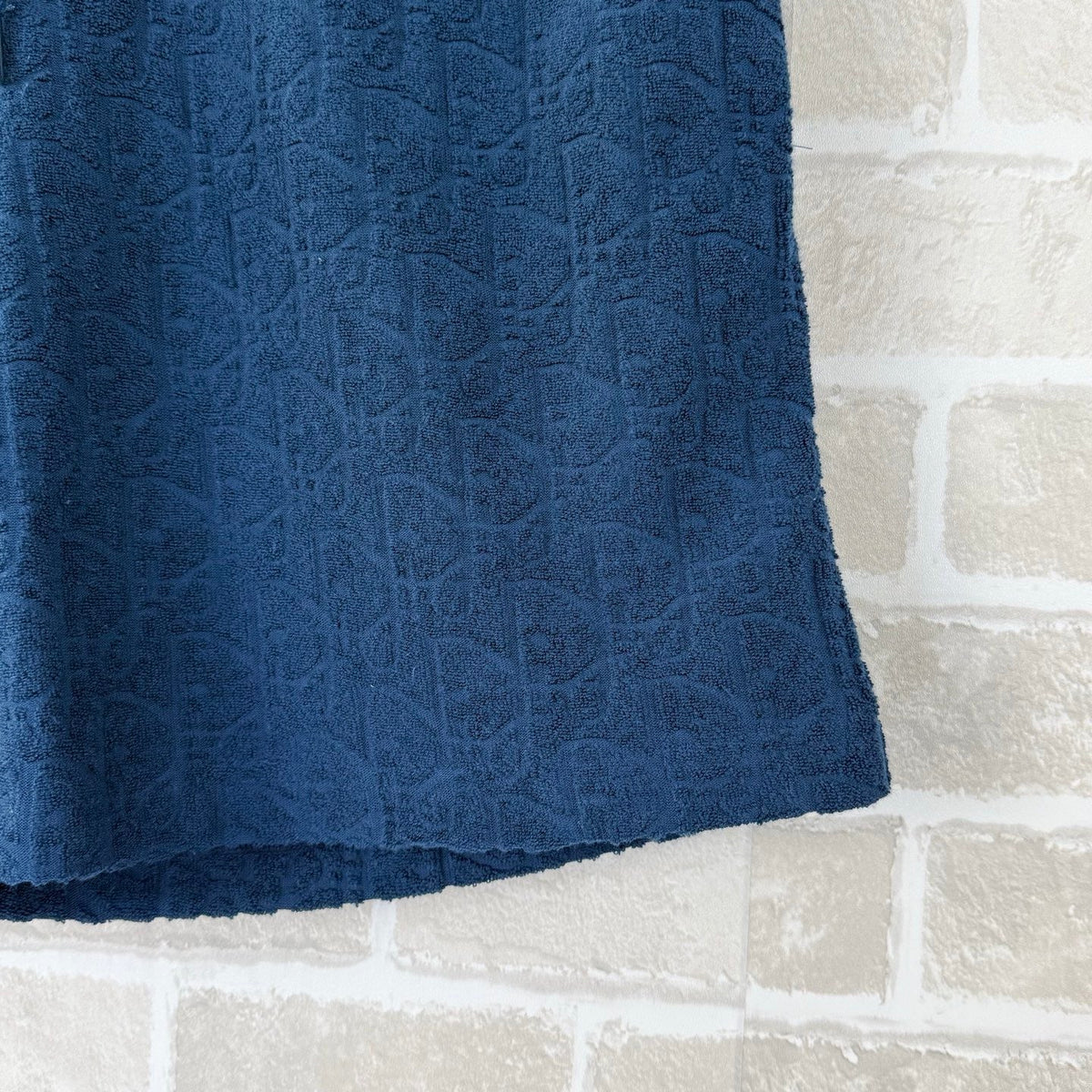 Blue Terry Textured Drawstring - Men's