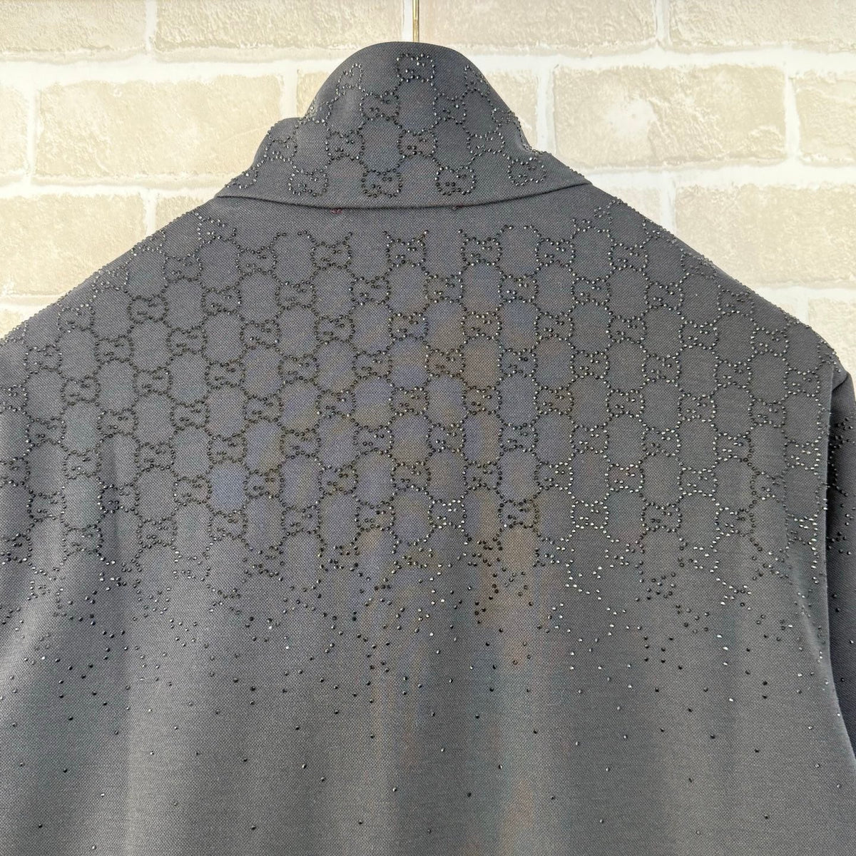 Olive Jacquard Monogram Bomber - Men's