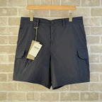 Grey Nylon Plain Cargo - Men's