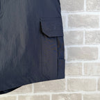 Grey Nylon Plain Cargo - Men's