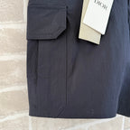 Grey Nylon Plain Cargo - Men's