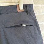 Grey Nylon Plain Cargo - Men's