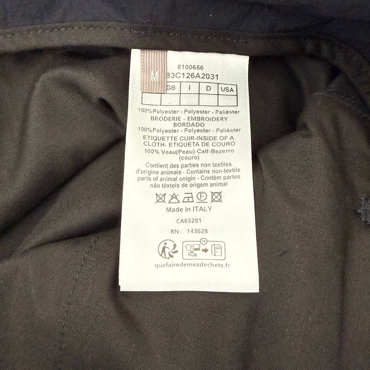 Grey Nylon Plain Cargo - Men's
