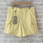Grey Nylon Plain Cargo - Men's