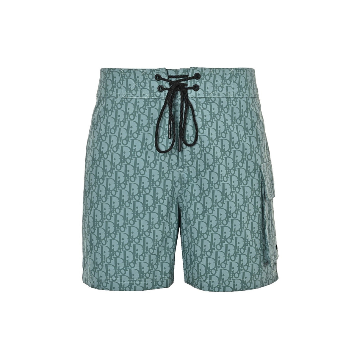 Blue Nylon Monogram Swim - Men's