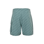 Blue Nylon Monogram Swim - Men's