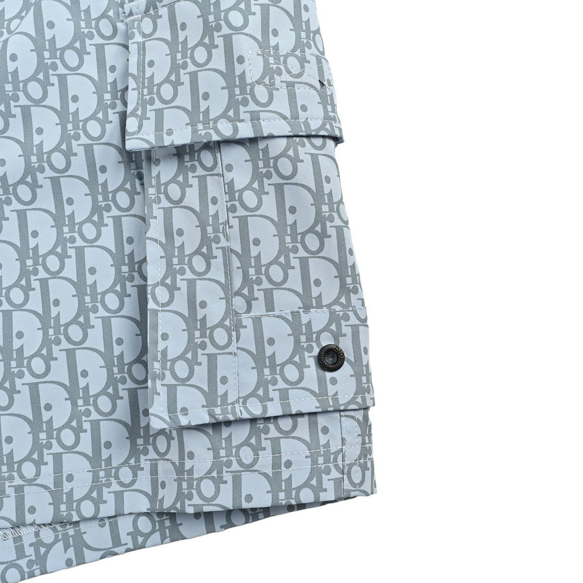 Blue Nylon Monogram Swim - Men's