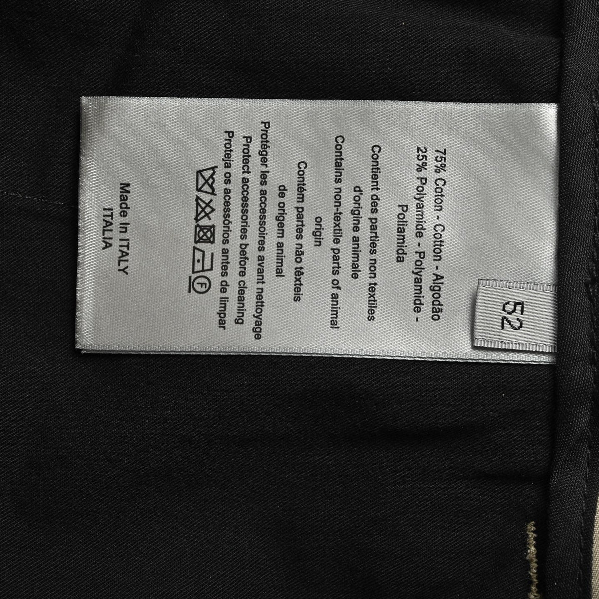 Beige Cotton Plain Cargo - Men's