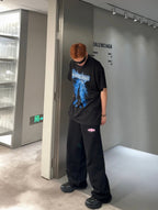Straight-Leg Jersey Trousers - Men's