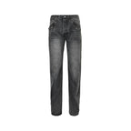 Grey Denim Faded Slim - Men's