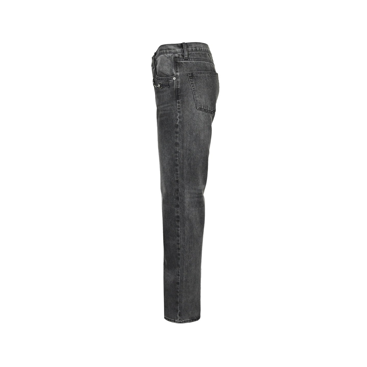Grey Denim Faded Slim - Men's
