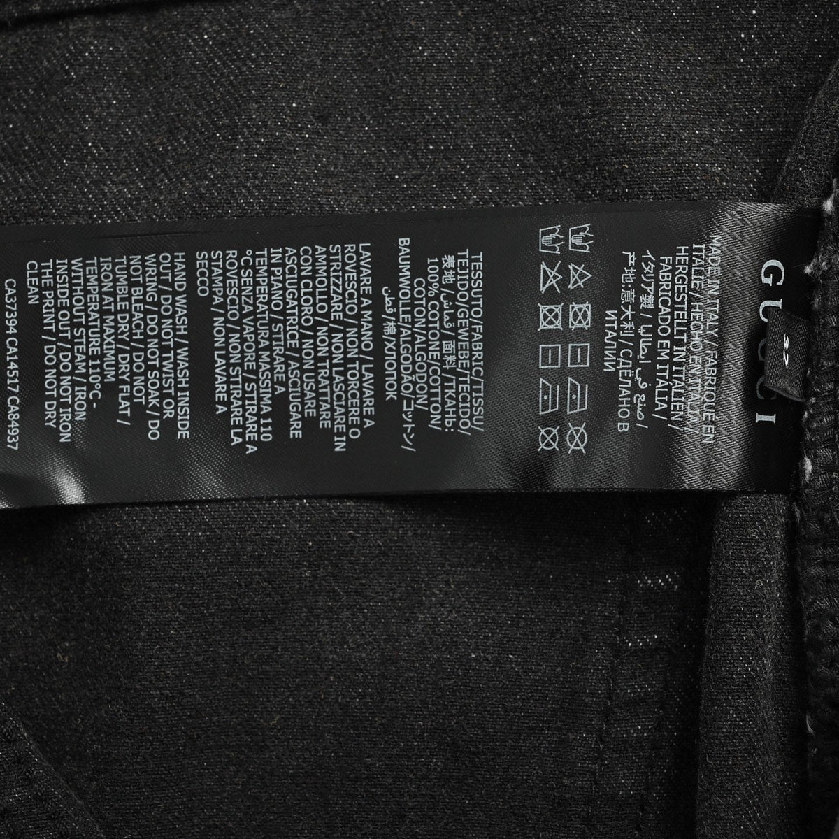 Grey Denim Faded Slim - Men's