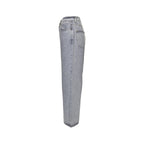 Grey Denim Washed Wide-Leg - Men's