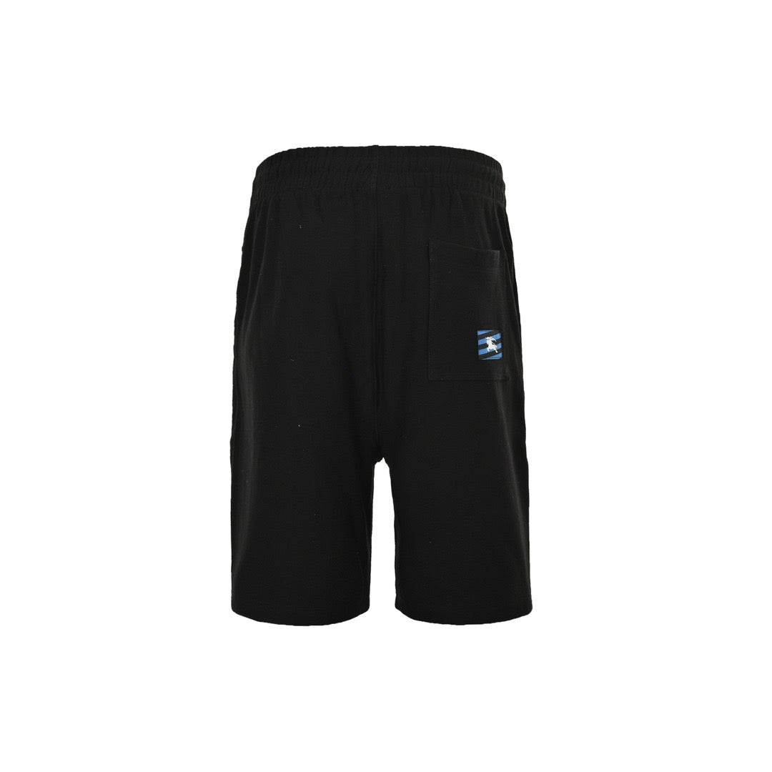 Black Jersey Tonal Drawstring - Men's