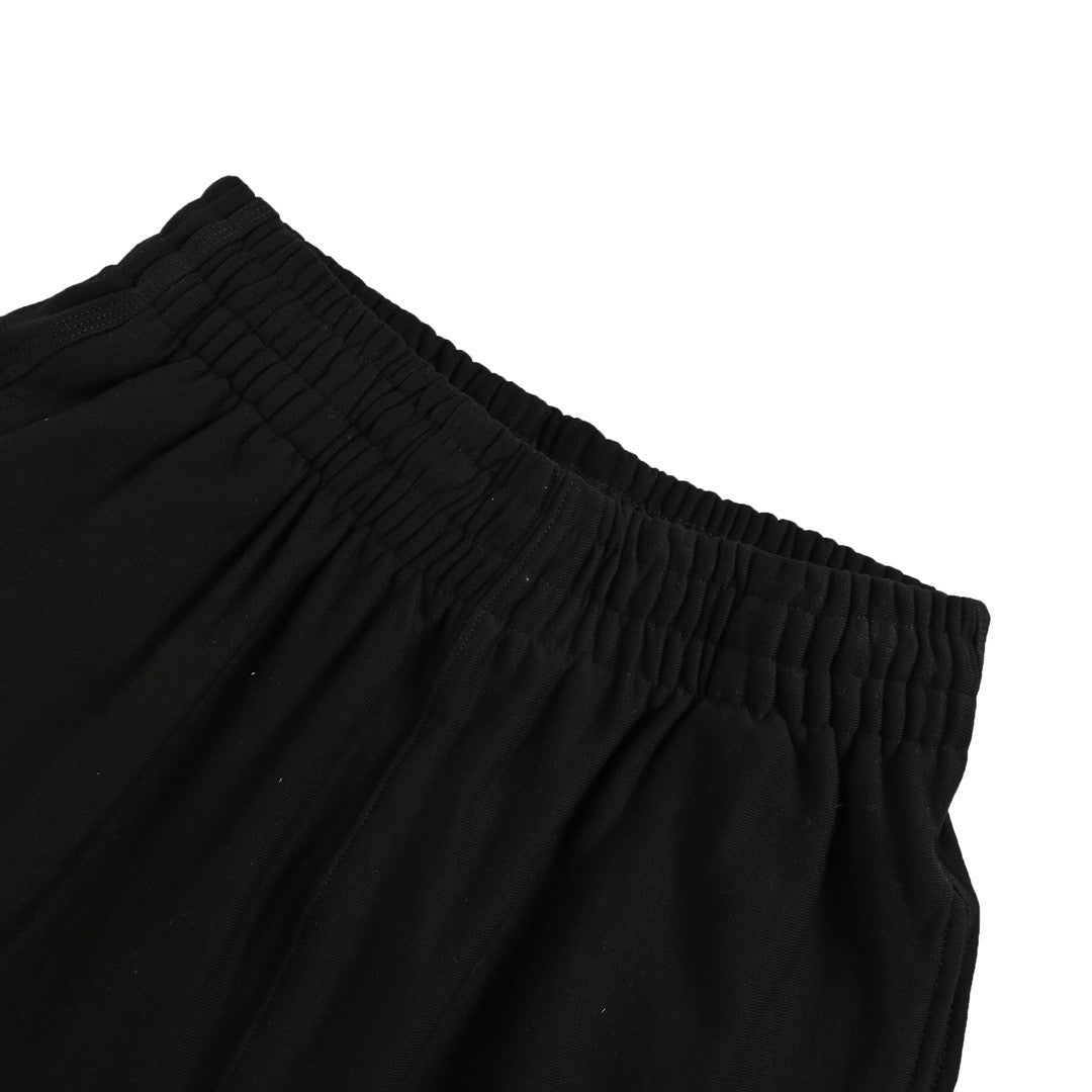 Black Jersey Tonal Drawstring - Men's