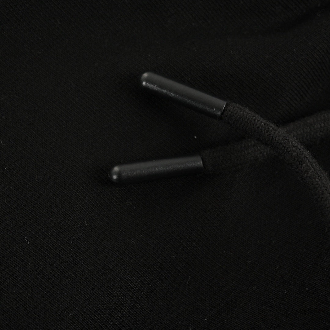 Black Jersey Tonal Drawstring - Men's
