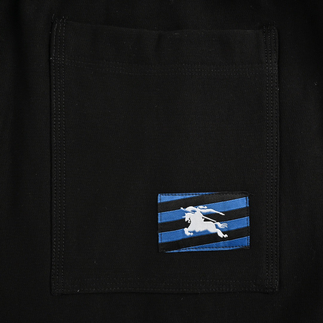 Black Jersey Tonal Drawstring - Men's