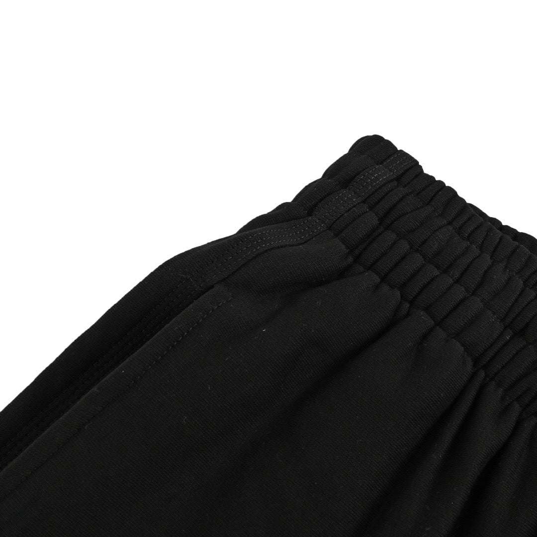 Black Jersey Tonal Drawstring - Men's